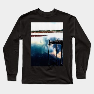 Cloud Reflection Over a lake Long Sleeve T-Shirt